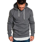 2019 Sweater Men Solid Pullovers New Fashion Men Casual Hooded Sweater Autumn Winter Warm Femme Men Clothes Slim Fit Jumpers