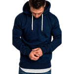 2019 Sweater Men Solid Pullovers New Fashion Men Casual Hooded Sweater Autumn Winter Warm Femme Men Clothes Slim Fit Jumpers