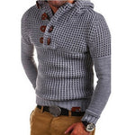 New Knit Sweater Men Autumn Winter Fashion Solid Mens Sweaters Thick Warm Men's Jumper Sweater Male Pullovers Outwear Male Coats